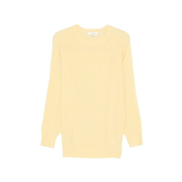 一こま レディース 編み物\u0026スウェーター アウター Sunbeam knitted raglan-sleeve sweater Yellow