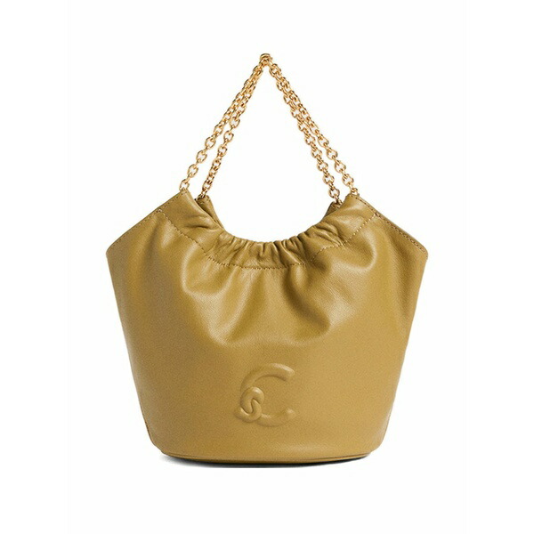 コチネレ レディース ハンドバック 御徒面子 Mini chain-handles tote bag Green