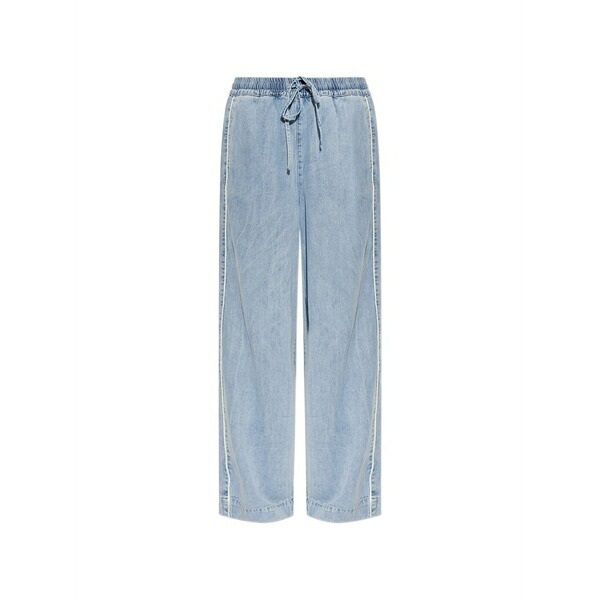 ゲタス レディース 心地よいズボン下 ボトムス Sea drawstring trousers Blue