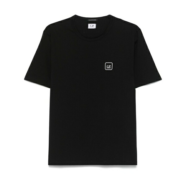 シーピーカンパニー メンズ ティーシャツ トップス Graphic-print t-shirt Black