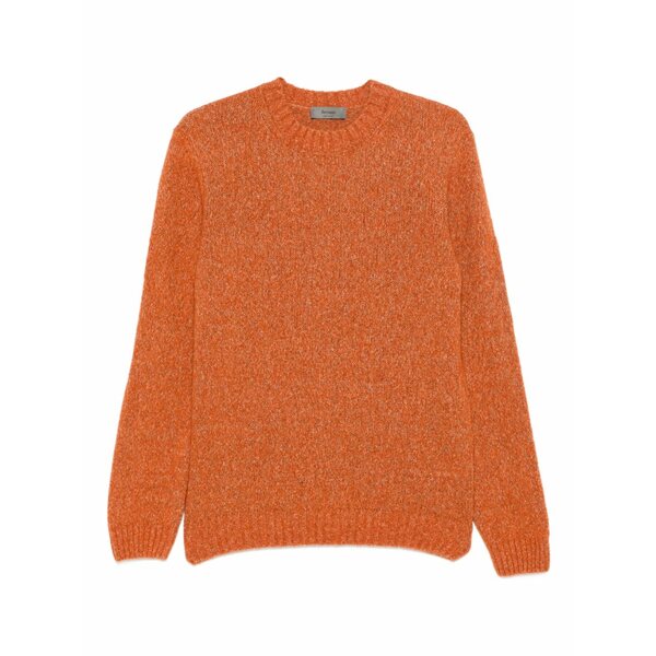 フェランテ メンズ 編み物\u0026プルオーバー アウター Crew-neck sweater Orange