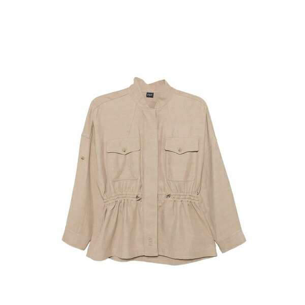 フェイ レディース 上衣＆上衣 アウター Flap pocket jacket Neutrals