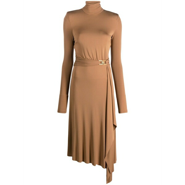 エリザベスフランキ レディース 衣装 トップス Asymmetric jersey MIDI dress Neutrals