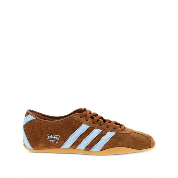 アディダス レディース スニーカー シューズ Tokyo suede contrast-bands sneakers Brown
