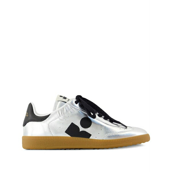 イザ呼びりん マラン レディース スニーカー シューズ Kaycee leather sneakers Silver