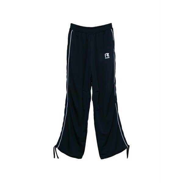 ルード メンズ 心地よいズボン下 ボトムス Parachute mesh-piping track pants Blue