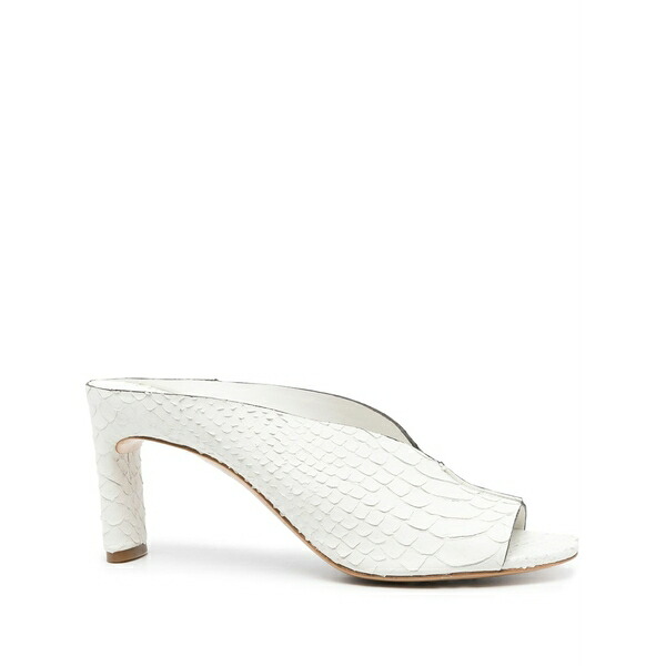 デル カルロ レディース サンダル シューズ 85粍 tenerife leather sandals Neutrals