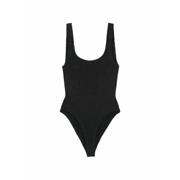 フンザ・ジー レディース 衣裳 トップス Square-neck swimsuit Black