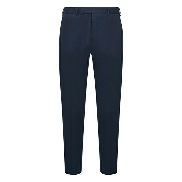 PTトリノ メンズ 心地好いズボン下 ボトムス Tailored cotton trousers Blue
