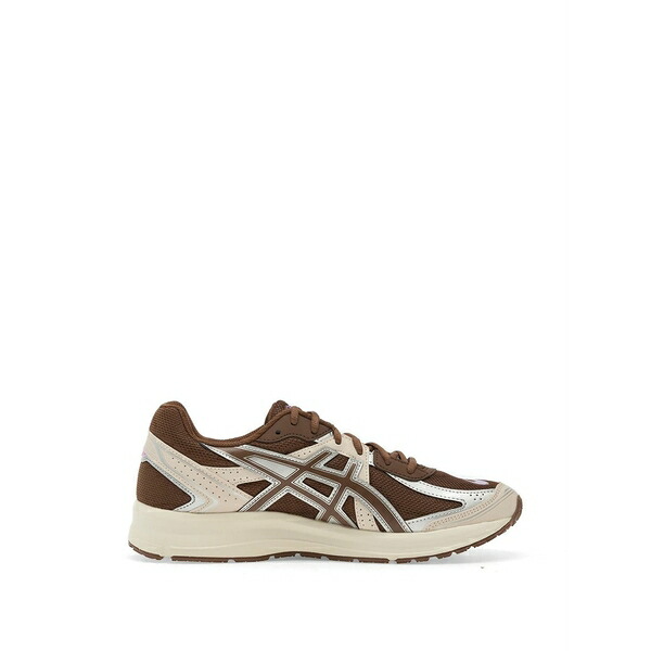 アシックス メンズ スニーカー シューズ Jog 100s low-top sneakers Brown