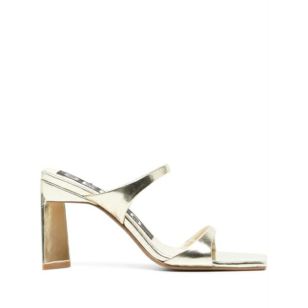 センソー レディース サンダル シューズ Valeria 70粍 metallic leather mules Gold