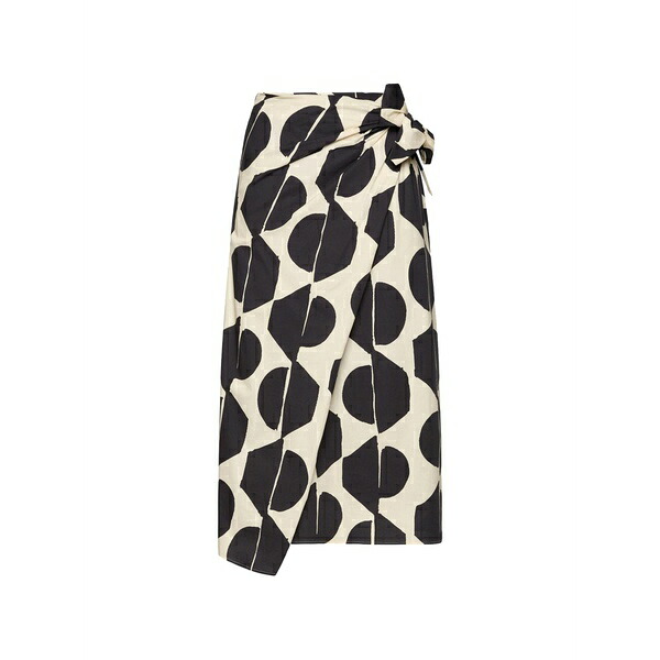エレナ 食用粉 レディース スコート ボトムス Patterned MIDI skirt Neutrals