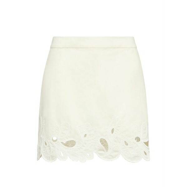 サンクアセプト レディース スコート ボトムス Bonnie paisley bloom embroidered skort Neutrals
