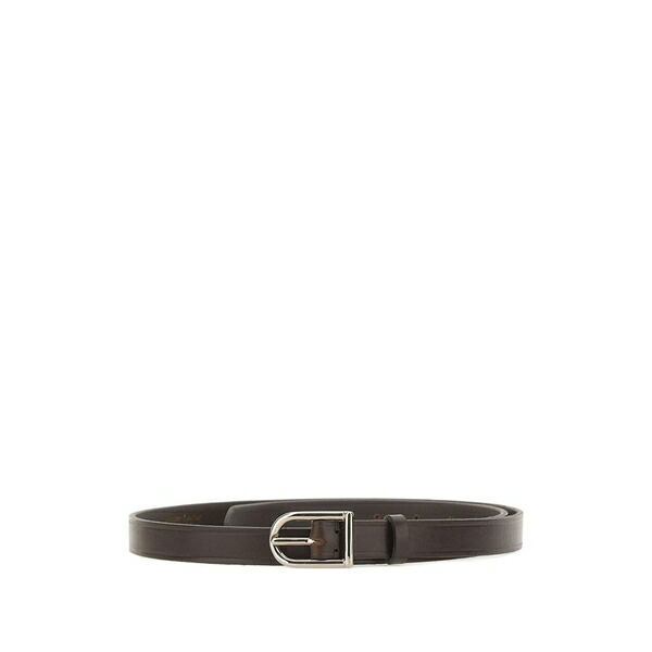 ブリ後押し 1949 メンズ 胴締め 付属品 Ted leather belt Brown