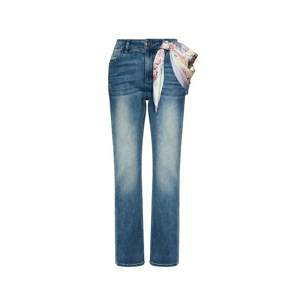 エレナ 食用粉 レディース ジーンズズボン下 ボトムス Denim jeans Blue