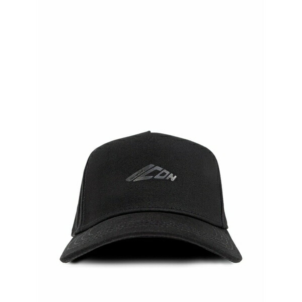 ディースクエアード メンズ 帽子 アクセサリー Logo-print cap Black