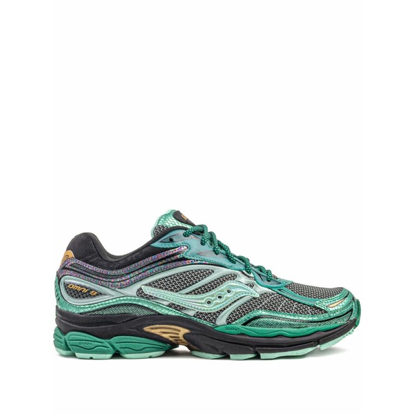 サッカニー メンズ スニーカー シューズ Progrid omni 9 \"green glowaconstrictor\"" sneakers Gold"