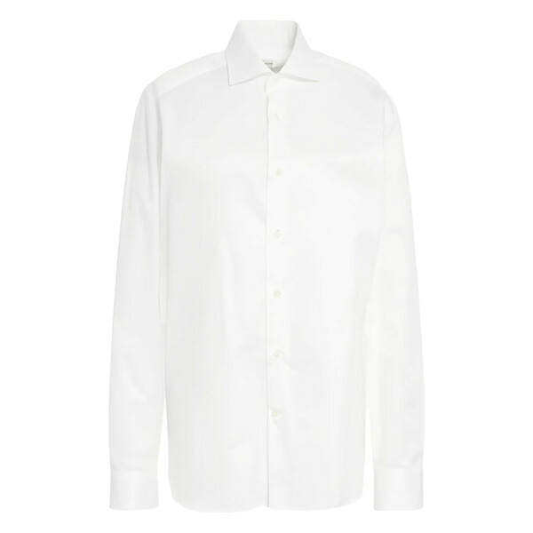 グリエルミノッティ メンズ プルオーバー トップス Button-cuff shirt White