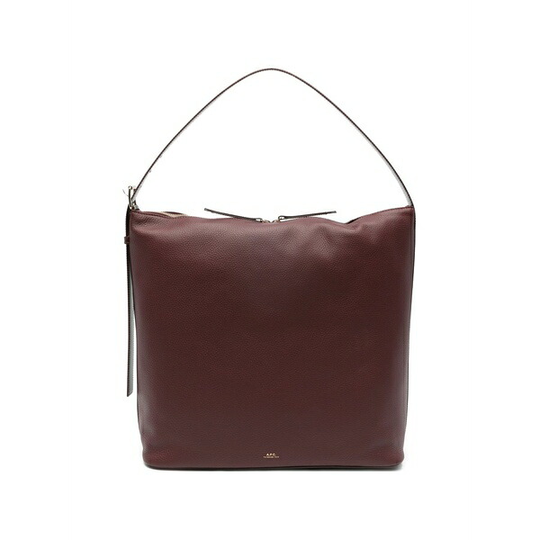 アーペーセー レディース ショルダーバッグ バッグ Maxi vera zip shoulder bag Red|asty
