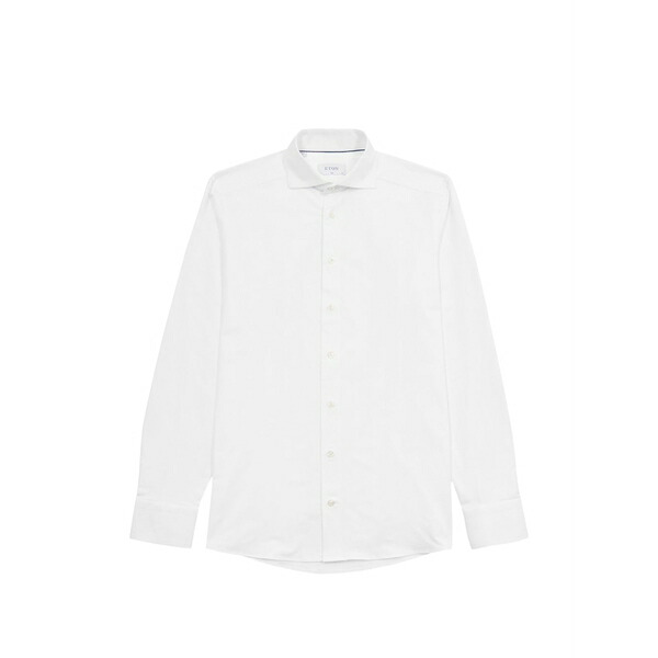 エトン メンズ シャツ トップス Button-up shirt White｜asty