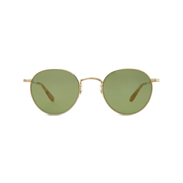 ギャレットライト メンズ サングラス・アイウェア アクセサリー Round-frame sunglasses Gold|asty