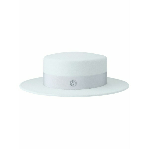 メゾンミッシェル  メンズ 鳥打ち帽 付属物 Kiki woolo-felt capeline hat Blue