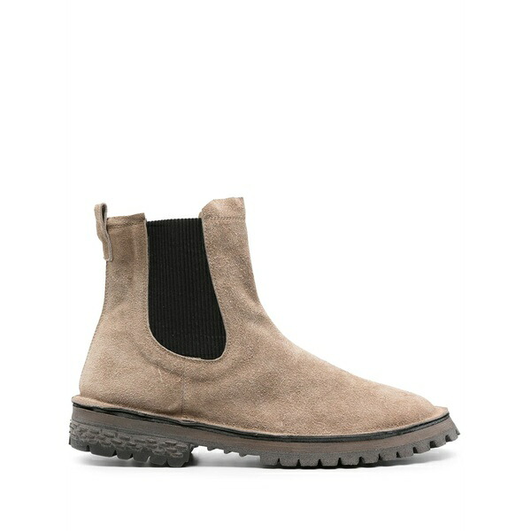 モマ メンズ ブーツ シューズ Chelsea suede boots Neutrals