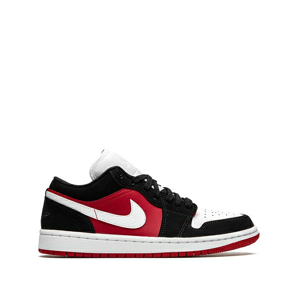 ジョーダン レディース スニーカー シューズ Air jordan 1 low "black/white/gym red" sneakers Black|asty