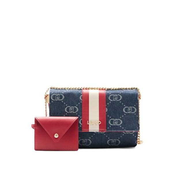 リュージョー レディース ショルダーバッグ バッグ Jacquard cross body bag Blue｜asty