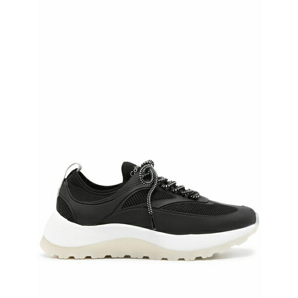 カルバンクライン レディース スニーカー シューズ Runner low-top sneakers Black|asty