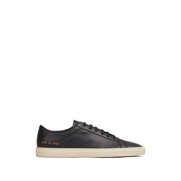 コモン・プロジェクツ メンズ スニーカー シューズ Lace-up leather sneakers Blue
