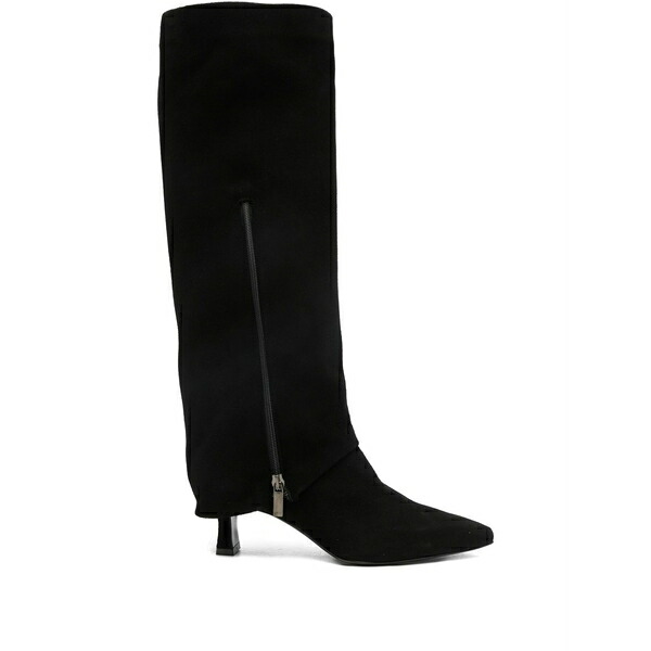 ザ・セラー レディース ブーツ シューズ Knee-high pointed boots Black ブーツ-靴