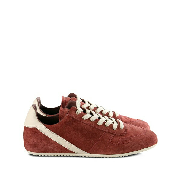 リックオウエンス レディース スニーカー シューズ Suede low-top sneakers Pink｜asty
