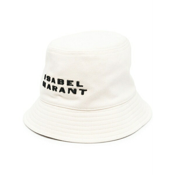 イザベル マラン レディース 帽子 アクセサリー Haley logo bucket hat Neutrals｜asty