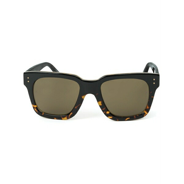 リンダ ファロー メンズ サングラス・アイウェア アクセサリー '71' sunglasses Black|asty