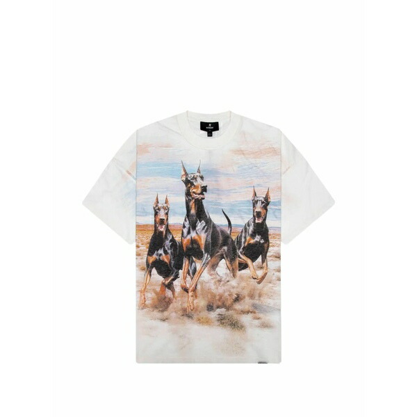 リプレゼント メンズ プルオーバー トップス Dobermans-print t-shirt Neutrals