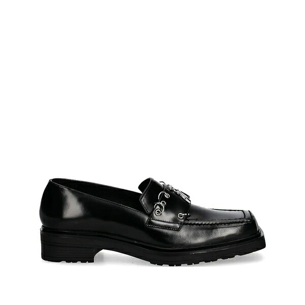 パトリツィア ペペ レディース スリッポン・ローファー シューズ Eyelet loafers Black