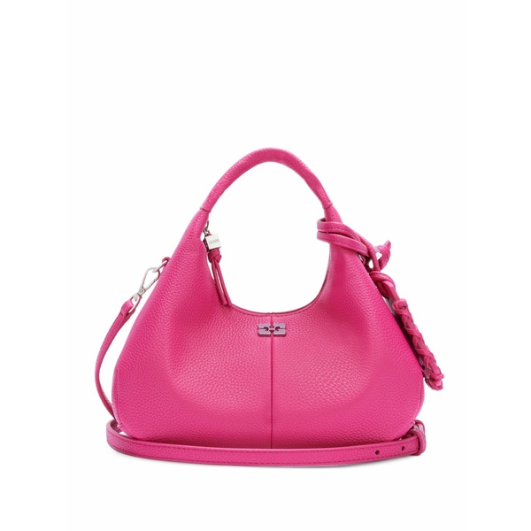 ガニー レディース ショルダーバッグ バッグ Mini logo-plaque tote bag Pink