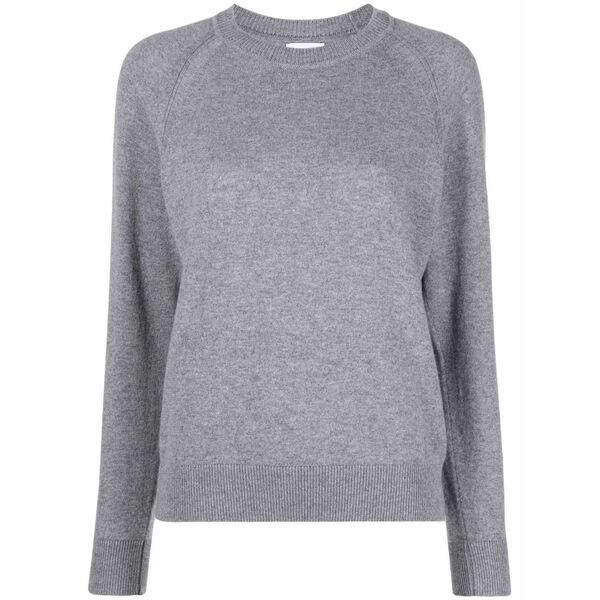 バリー レディース 編み物\u0026スウェーター アウター Long-sleeved cashmere pullover Grey