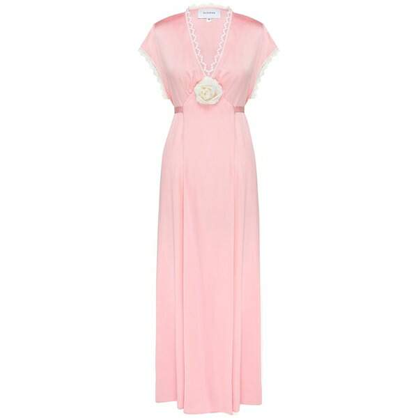 スリーパー レディース ワンピース トップス The genus satin dress Pink｜asty