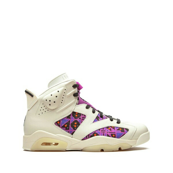 ジョーダン メンズ スニーカー シューズ Air jordan 6 \"quai 54 purple\"" sneakers White"