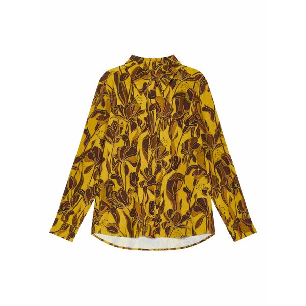 マリパルミ レディース シャツ トップス Bal茫 da lily floral print shirt Yellow|asty