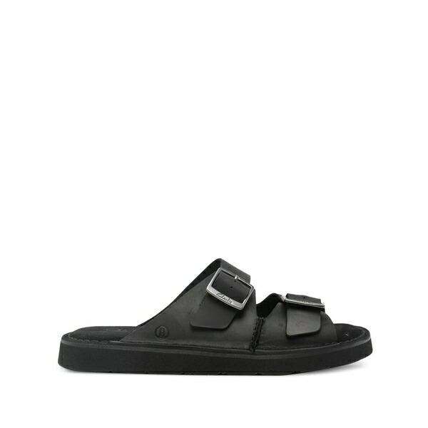 クラークス メンズ サンダル シューズ Solsbury double-buckle sandals Black|asty