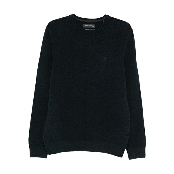 マルコポーロ メンズ 編み物\u0026プルオーバー アウター Crew-neck sweater Blue