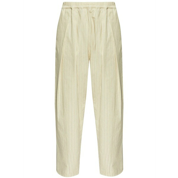 マルタンマルジェラ メンズ カジュアルパンツ ボトムス Pinstripe trousers Neutrals|asty