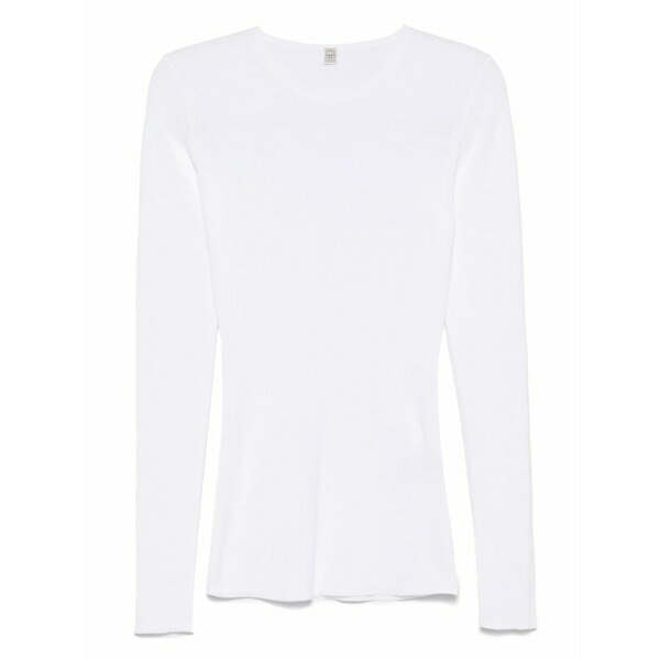 トーテム レディース プルオーバー トップス Compact cotton t-shirt White