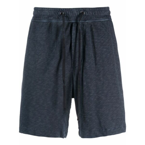 ジェームス パース メンズ カジュアルパンツ ボトムス M茫漏lange-effect cotton track shorts Blue｜asty