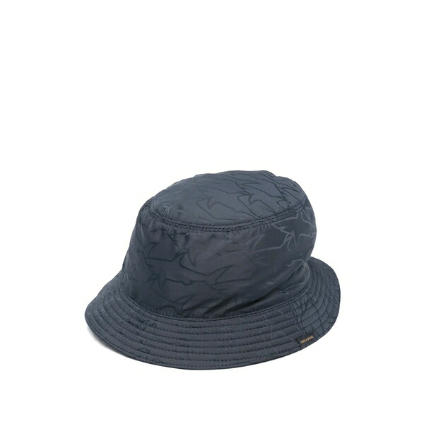 ポールアンドシャーク メンズ 帽子 アクセサリー Logo-jacquard bucket hat Blue