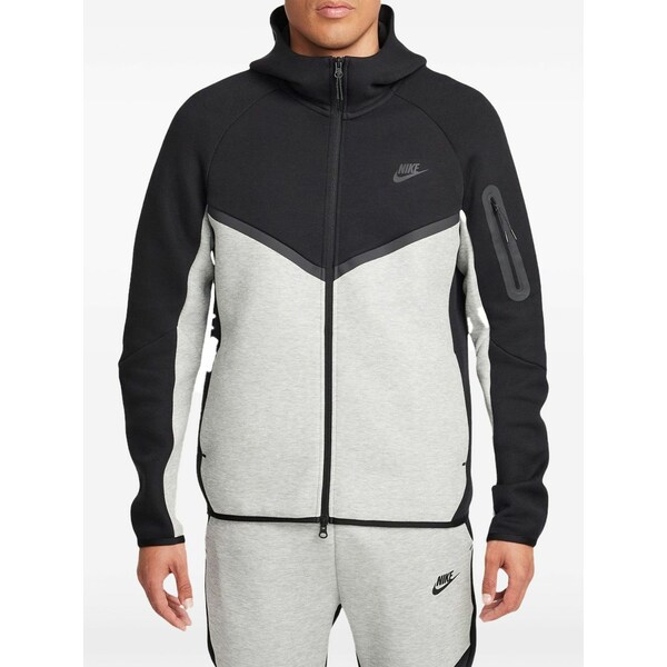 ナイキ メンズ 上衣＆上衣 アウター Tech windrunner \"black/dark heather grey\"" jacket Black"