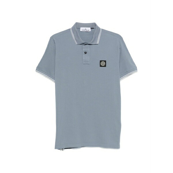 ストーンアイランド メンズ ポロシャツ トップス Short-sleeve polo shirt Blue｜asty